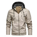 Jaqueta Masculina Fashion com Detalhes em Zíper e Capuz - (Promoção de Inverno 2025)