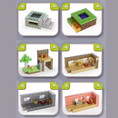 Blocos Magnéticos de Montagem Infantil estilo Minecraft – Conjunto Educativo com Caixa de Armazenamento