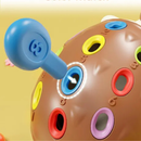 Brinquedo Sensorial Infantil Porco-Espinho Montessori – Jogo Educativo de Habilidades Motoras