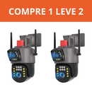 [Pague 1 Leve 2] Câmeras Dupla 5g Wi-Fi Full HD 1080p a Prova d'Agua + Cartão de Memória 32gb