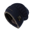 Gorro de Tricô Forrado Unissex para Inverno
