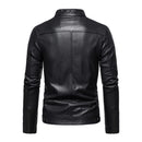 Jaqueta Masculina de Couro Slim